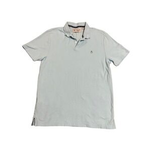Original‎ Penguin Light Blue Short Sleeve Polo Shirt Mens Size Medium